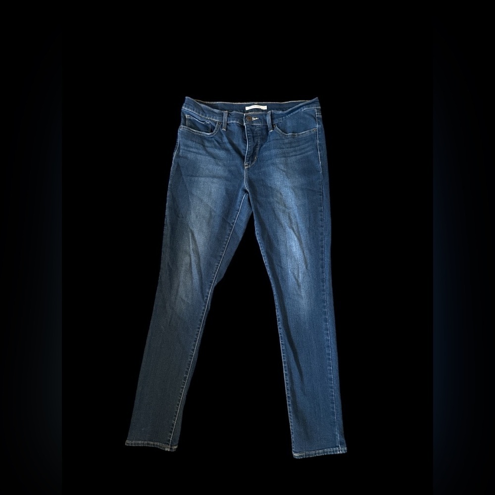 Levi's Women's Deep Blue Skinny Jeans